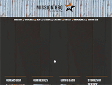 Tablet Screenshot of mission-bbq.com